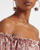 Bananhot Bananhot Elma off-shoulder paisley crop top - 3