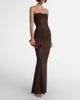 Bananhot Bananhot Erica ruched strapless maxi dress - 2
