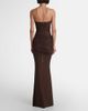 Bananhot Bananhot Erica ruched strapless maxi dress - 3