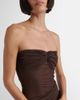 Bananhot Bananhot Erica ruched strapless maxi dress - 4