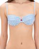 Bananhot Bananhot Esme Bikini Top Light Blue Gingham - 1