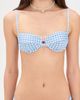 Bananhot Bananhot Esme Bikini Top Light Blue Gingham - 2