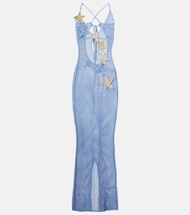 bananhot rey striped crochet beach dress Bananhot Rey striped crochet beach dress | Women's