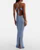 Bananhot Bananhot Hilsa open-knit lamé maxi dress - 3