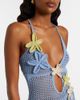 Bananhot Bananhot Hilsa open-knit lamé maxi dress - 4