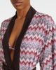 Bananhot Bananhot Jim chevron cotton beach cover-up - 3