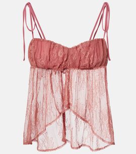 Bananhot Bananhot Kendall lace crop top