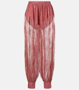 Bananhot Bananhot Kendall sheer lace balloon pants