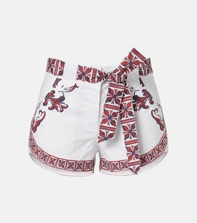 Bananhot Bananhot Lavanda printed cotton shorts