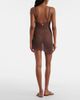 Bananhot Bananhot Maris open-knit lamé minidress - 5