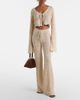 Bananhot Bananhot Miana open-knit cotton-blend crop top - 5