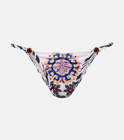 Bananhot Bananhot Pracy embellished printed bikini bottoms