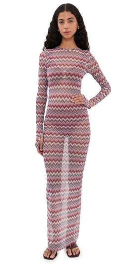 Bananhot Bananhot Renne Dress Bari Chevron