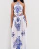 Bananhot Bananhot Riley Maxi Dress Blue Matera - 2