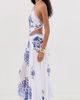 Bananhot Bananhot Riley Maxi Dress Blue Matera - 4