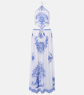 Bananhot Bananhot Riley printed cotton maxi dress