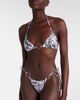 Bananhot Bananhot Ring-detail zebra-print bikini bottoms - 2