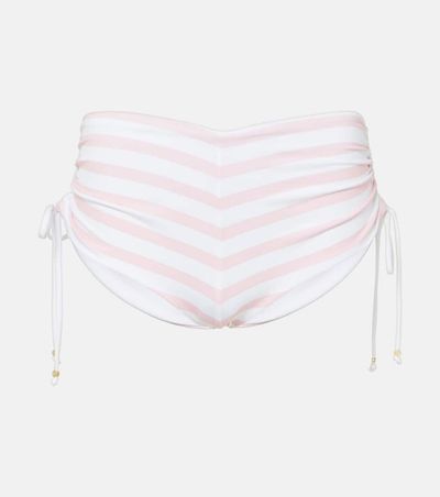Bananhot Bananhot Stefani striped ruched shorts