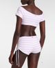 Bananhot Bananhot Stefani striped ruched shorts - 3