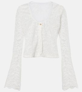 Bananhot Bananhot Trista sheer lace cardigan