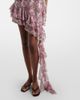Bananhot Bananhot Zoe floral ruffled asymmetric minidress - 4