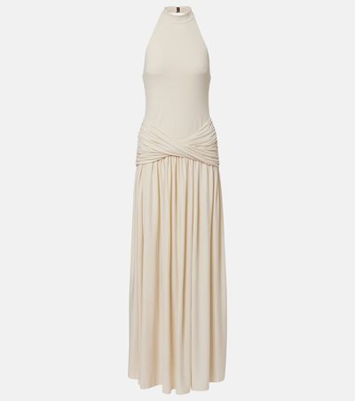 Bananhot Bananhot Zoya halterneck maxi dress