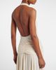 Bananhot Bananhot Zoya halterneck maxi dress - 6