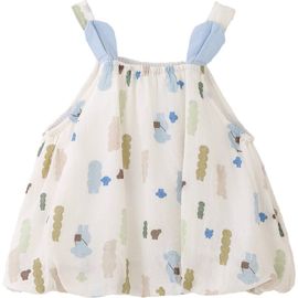 Banblu Banblu Patterned Shoulder Strap Dress