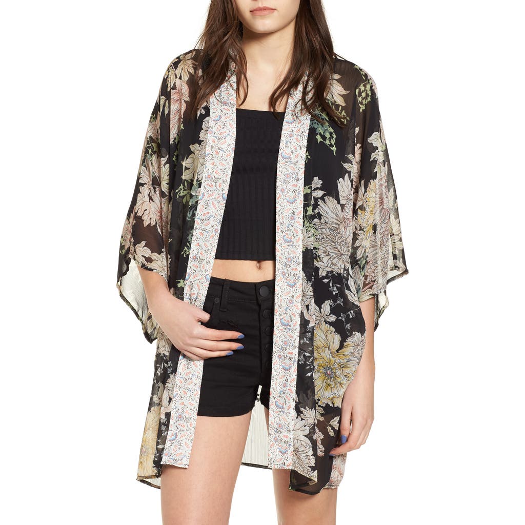Band of Gypsies Band of Gypsies Floral Print Kimono