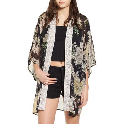 Band of Gypsies Band of Gypsies Floral Print Kimono