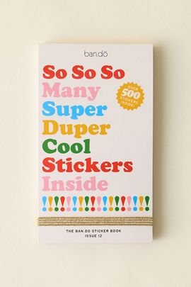ban.do ban. do Issue 12 Sticker Book in Assorted at Urban Outfitters