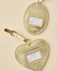 ban.do ban. do Locket Shaped Luggage Tag Set in Gold at Urban Outfitters - 3