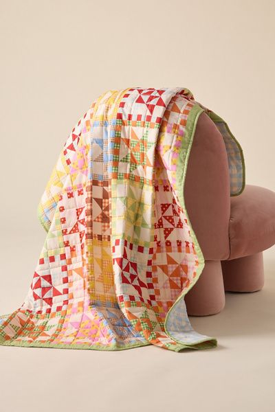 ban.do ban. do Quilted Patchwork Throw Blanket in Scandinavian at Urban Outfitters