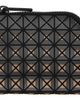 BAO BAO ISSEY MIYAKE BAO BAO ISSEY MIYAKE Black & Beige Clam Wallet - 1