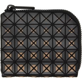 BAO BAO ISSEY MIYAKE BAO BAO ISSEY MIYAKE Black & Beige Clam Wallet