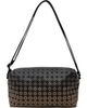 BAO BAO ISSEY MIYAKE BAO BAO ISSEY MIYAKE Black & Brown Saddle Bag - 1