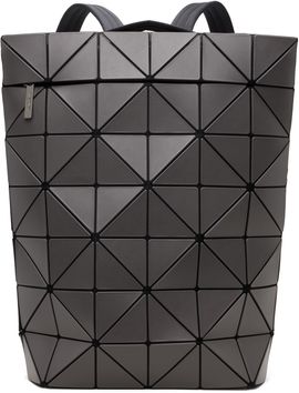 BAO BAO ISSEY MIYAKE BAO BAO ISSEY MIYAKE Gray Blocky Backpack