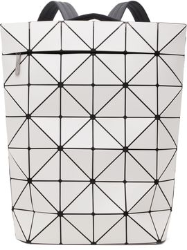 BAO BAO ISSEY MIYAKE BAO BAO ISSEY MIYAKE Off-White Blocky Backpack