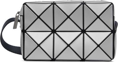 BAO BAO ISSEY MIYAKE BAO BAO ISSEY MIYAKE Silver Cuboid Metallic Bag
