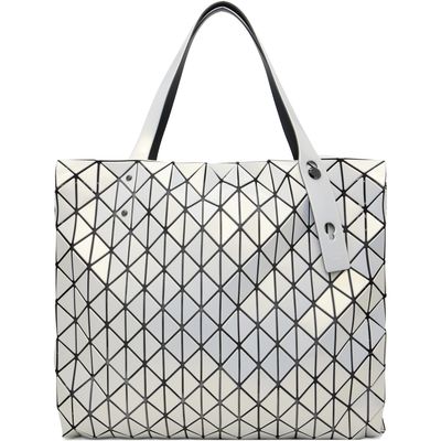 BAO BAO ISSEY MIYAKE BAO BAO ISSEY MIYAKE White Row Metallic Tote