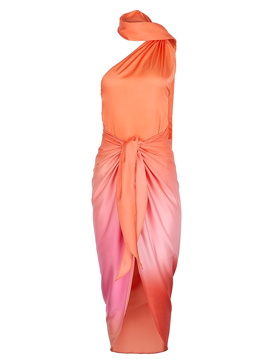 baobab pink and orange dress Baobab Mambo Dress in Rose