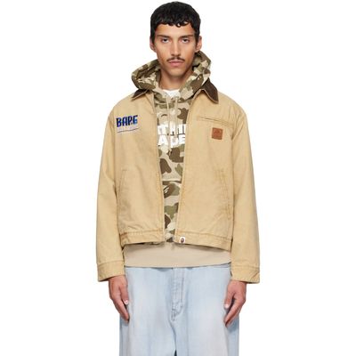 BAPE BAPE Beige Work Jacket