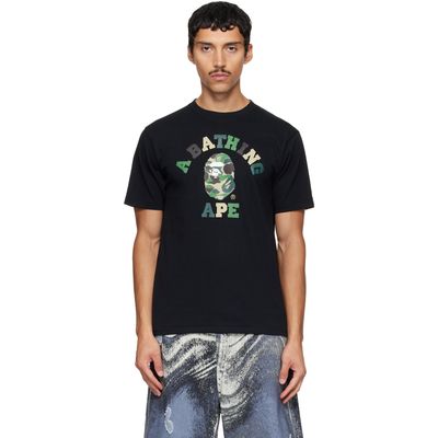 BAPE BAPE Black ABC Camo College T-shirt
