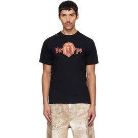 BAPE BAPE Black 'BAPE' Old English Logo T-shirt