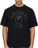 BAPE BAPE Black Rhinestone College Relaxed Fit T-shirt - 1