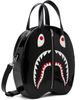 BAPE BAPE Black Shark Leather Shoulder Bag - 2
