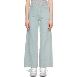 BAPE BAPE Blue Crystal Stone BAPE Sta Logo Baggy Jeans