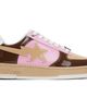 BAPE BAPE Brown & Pink BAPE STA #6 Sneakers - 1