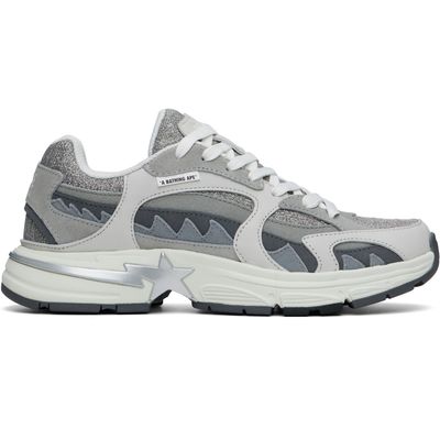 BAPE BAPE Gray BAPE Shark STA #1 Sneakers