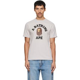 BAPE BAPE Gray College T-shirt